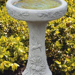 Hummingbird Birdbath One Piece