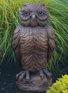 Owl Concrete Statue 18 Inch 2964