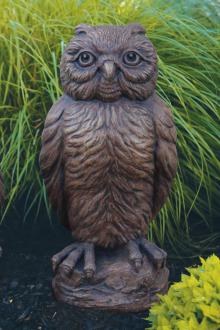 Owl Concrete Statue 18 Inch 2964