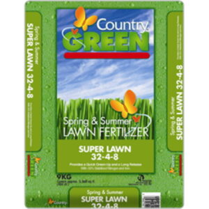 Country Green SuperLawn Fertilizer 9 kg 32-4-8