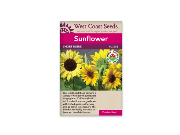 Sunflowers Short Blend Organic Certified