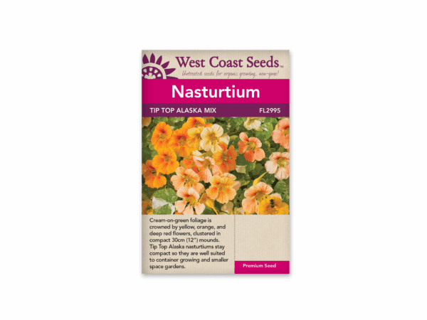 Nasturtiums Tip Top Alaska Mix