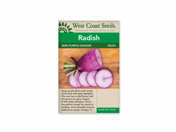 Radish Mini Purple (25 Seeds)