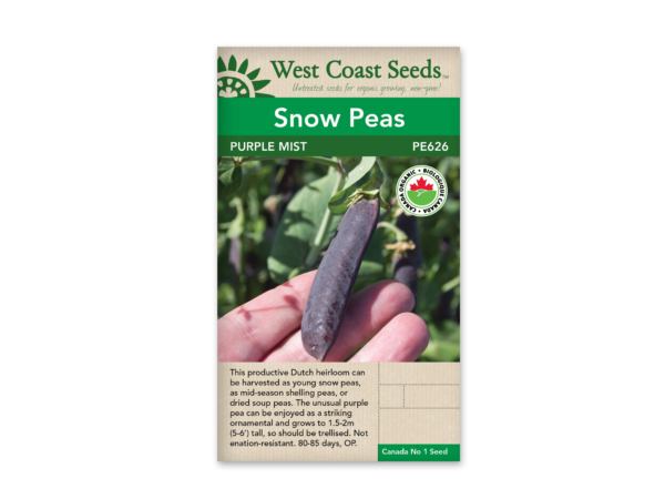 Peas Purple Mist Organic Certified