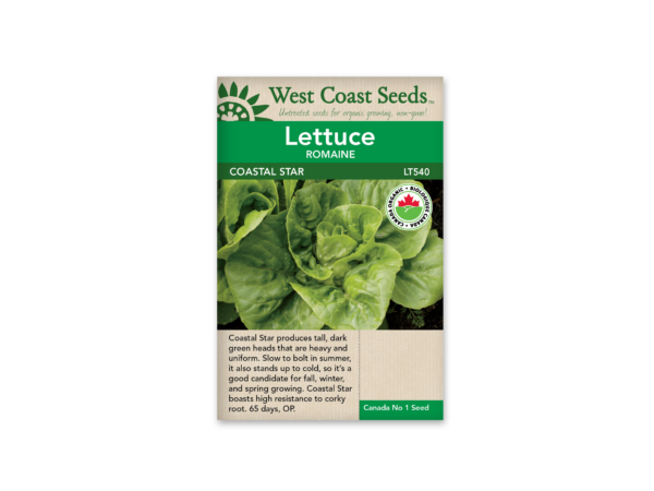 Lettuce Coastal Star Organic Certified Pelleted