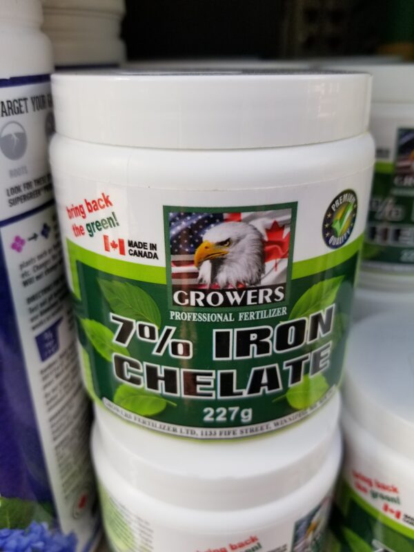Growers Fertilizer 7% Iron Chelate 227 grams