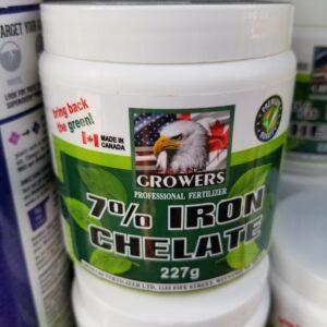 Growers Fertilizer 7% Iron Chelate 227 grams