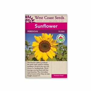 Sunflower Peredovik Certified Organic