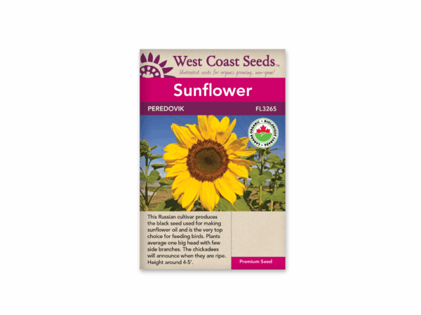 Sunflower Peredovik Certified Organic